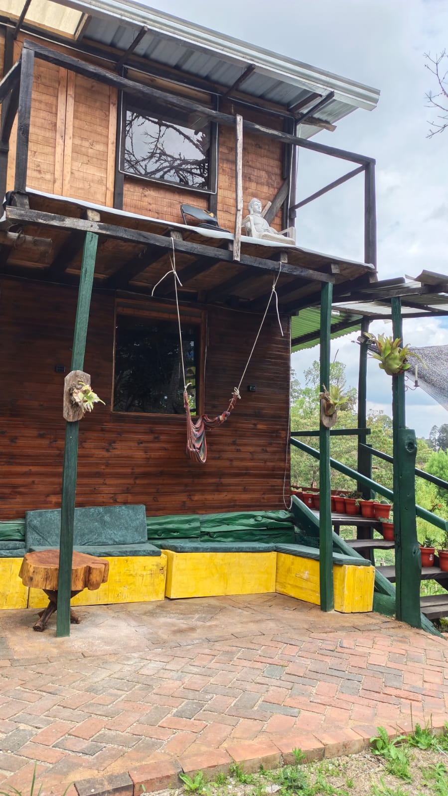 Cabaña de madera de Villa Bienestar